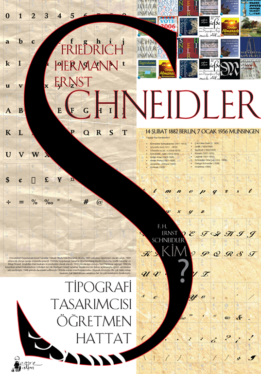 scheidler typography poster